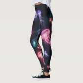 Levendige kleur Marine Life Leggings (Links)
