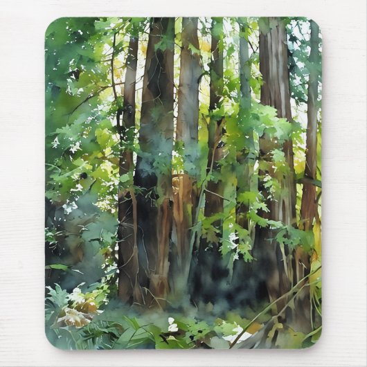 Levendige kleur schilderachtig Mousepad Muismat (Voorkant)