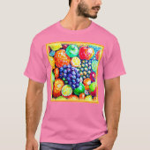 Levendige kleur van vruchten. Bestel nu T-shirt (Voorkant)