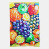 Levendige kleur van vruchten. Bestel nu Theedoek (Verticaal)