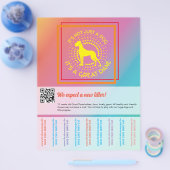 Levendige kleuren die flyer verkopen (Enkel)