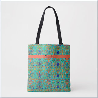 Levendige kleuren Egyptisch geïnspireerd Draagtas