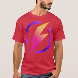 Levendige kleuren Lightning T-shirt