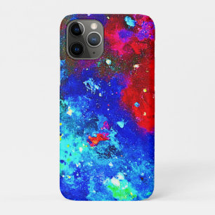 Levendige kleuren van nevel patroon iPhone 11 pro hoesje