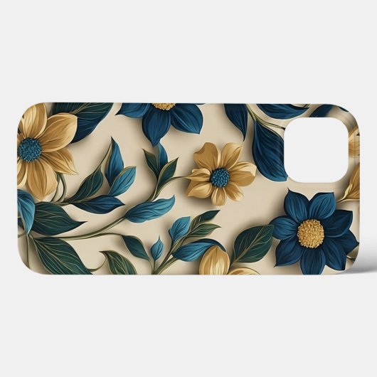 Levendige kleurrijke bloemenpatroon Mooie bloemen Case-Mate iPhone Case (Achterkant (horizontaal))
