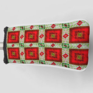 Levendige kleurrijke digitale putter Hoesje – Perf Golfheadcover