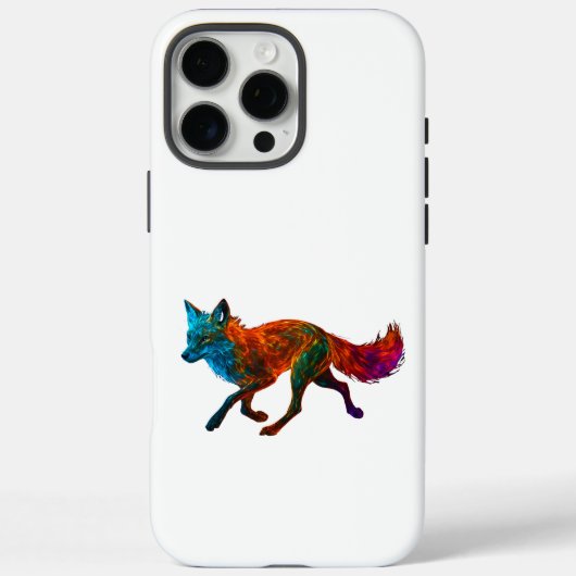 Levendige kleurrijke Fox Art Case-Mate iPhone Case (Achterkant)