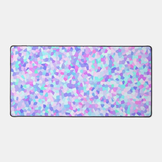 Levendige kleurrijke Funky Boho Groovy Sprinkle Mo Bureaumat (Voorkant)