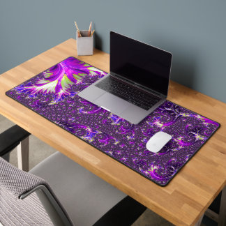 Levendige Kleurrijke Trippy Groovy Boho Spiraal Fr Bureaumat