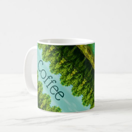 Levendige koffie Mok (Voorkant links)