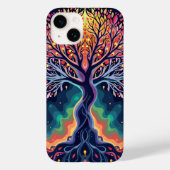 Levendige kosmische boom Case-Mate iPhone case (Achterkant)