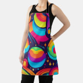 levendige kosmische caleidoscoop schort (Insitu)