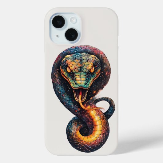 Levendige Kosmische Slang Case-Mate iPhone Case (Achterkant)