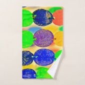 Levendige kraal string ontwerp bad handdoek (Handdoek)