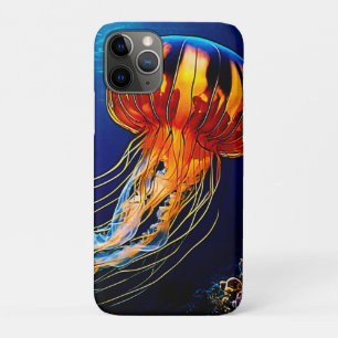 Levendige kwal onderwater kunst iPhone 11 pro hoesje