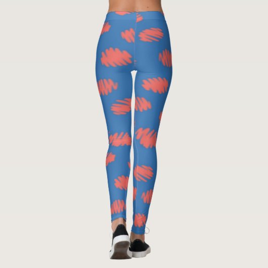 Levendige Leggings Graphics voor Mode-forward Comf (Achterkant)