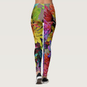 Levendige Leggings met meerdere kleuren (Achterkant)
