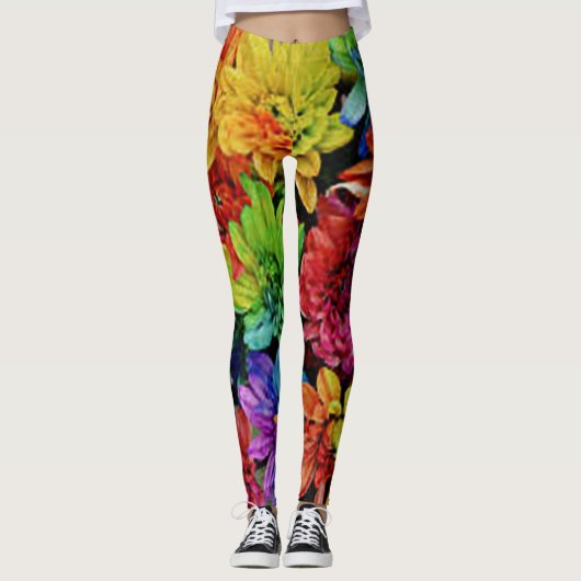 Levendige Leggings met meerdere kleuren (Voorkant)