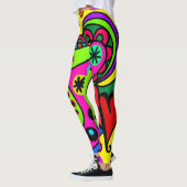 Levendige Leggings voor kleurenafdrukken (Links)