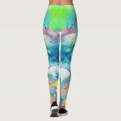 Levendige Leggings voor kleurensplash (Achterkant)