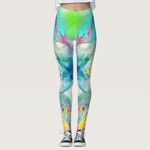Levendige Leggings voor kleurensplash