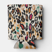 Levendige Leopard Animal Prints Blikjeskoeler (Achterkant)