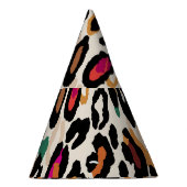 Levendige Leopard Animal Prints Feesthoedjes (Rechts)