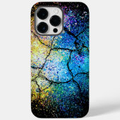 Levendige levendige kleuren splash gebarsten iPhon Case-Mate iPhone Case (Achterkant)