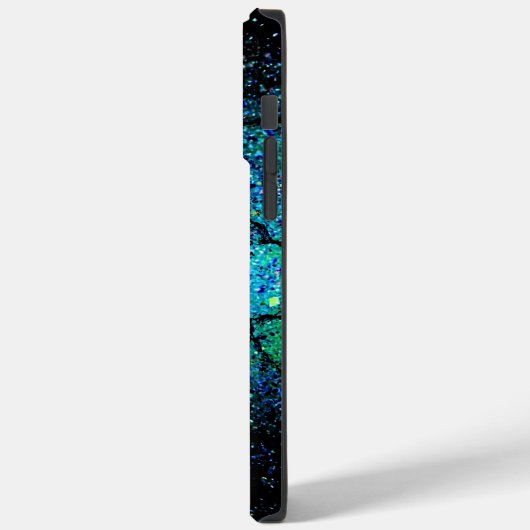 Levendige levendige kleuren splash gebarsten iPhon Case-Mate iPhone Case (Achterkant / Links)