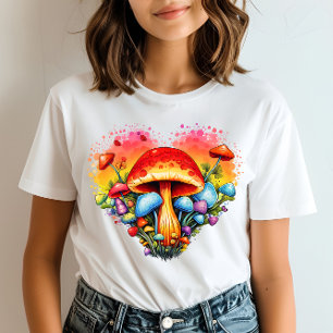 Levendige liefde paddenstoel T-Shirt