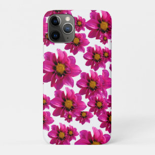 Levendige Magenta Roze Dahlia Bloemendoek voor Dou iPhone 11 Pro Hoesje