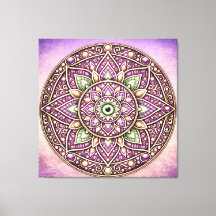 Levendige Mandala Wandkunst – Kleurrijke Geometris
