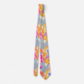 Levendige Maxi Patchwork Stropdas (Achterkant)