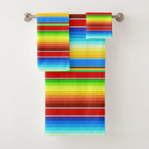 Levendige Mexicaanse blanket Traditionele Spaanse Bad Handdoek