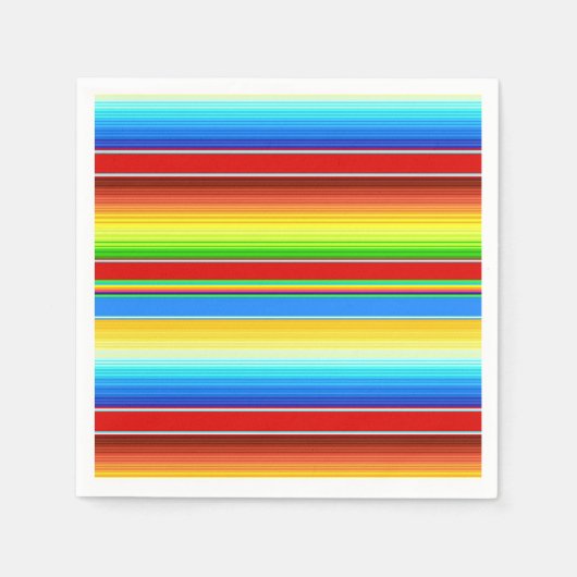 Levendige Mexicaanse blanket Traditionele Spaanse  Servet (Voorkant)