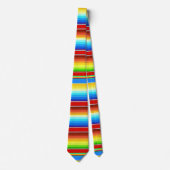 Levendige Mexicaanse blanket Traditionele Spaanse Stropdas (Voorkant)
