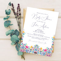 Levendige Mexicaanse Fiesta Regenboog Baby Shower