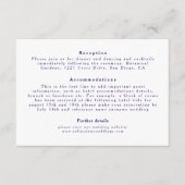 Levendige Mexicaanse Fiesta Style Rainbow Wedding Informatiekaartje (Voorkant)