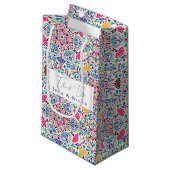 Levendige Mexicaanse Fiesta Style Rainbow Wedding Klein Cadeauzakje (Voorkant Gekanteld)