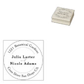 Levendige Mexicaanse Fiesta Style Rainbow Wedding Rubberstempel (Gestempeld)