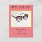 Levendige Mode Fabrikant / Retail Zonnebril Visitekaartje (Voorkant)