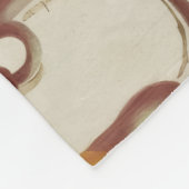 Levendige motprint fleece deken (Hoek)