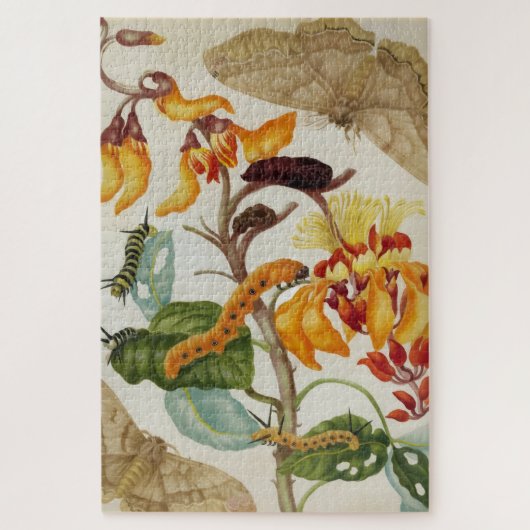 Levendige motprint legpuzzel (Verticaal)