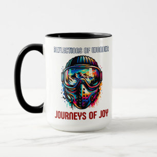 Levendige Mountain Adventure Reflection Mok