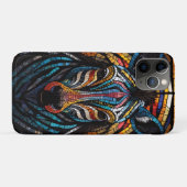 Levendige Mozaïek Zebra Case-Mate iPhone Case (Achterkant (horizontaal))