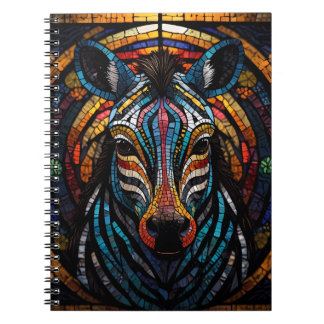 Levendige Mozaïek Zebra Notitieboek