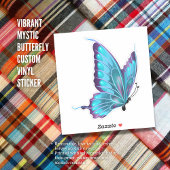 Levendige Mystic Butterfly Custom Vinyl Sticker
