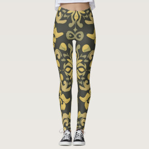 Levendige Naadloze Patroon Leggings - Elegant Deco