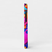Levendige Neon Splashes op Dark Canvas Case-Mate iPhone Case (Achterkant/links)