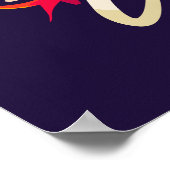 Levendige Ninja Cat Poster (Hoek)